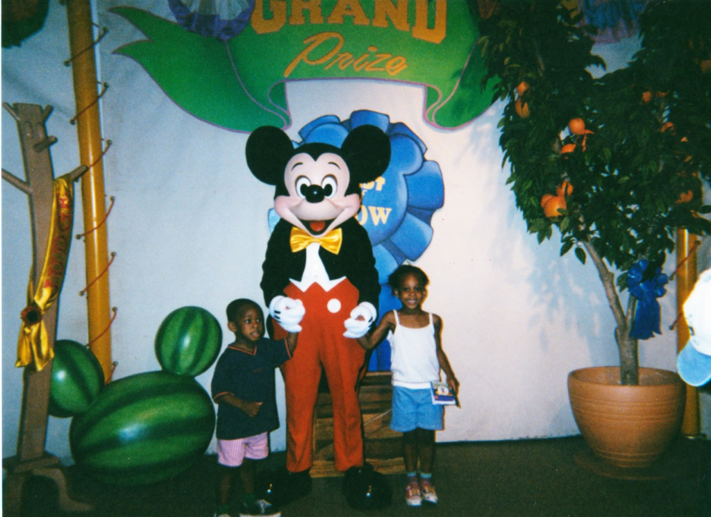 My brother and I at Disneyland